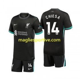 Completo Calcio Liverpool Chiesa 14 Bambino Divisa Trasferta 2024-2025